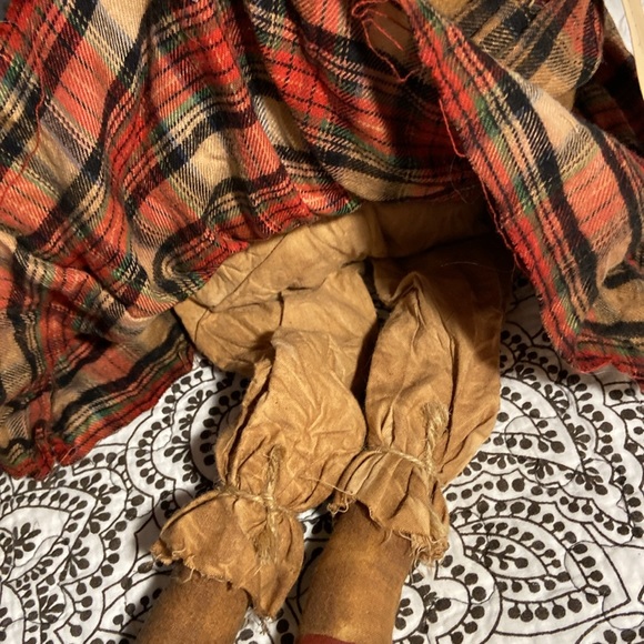 Christmas Annie by Mark Handmade Primitive Folk Art Raggedy Ann - Picture 7 of 8